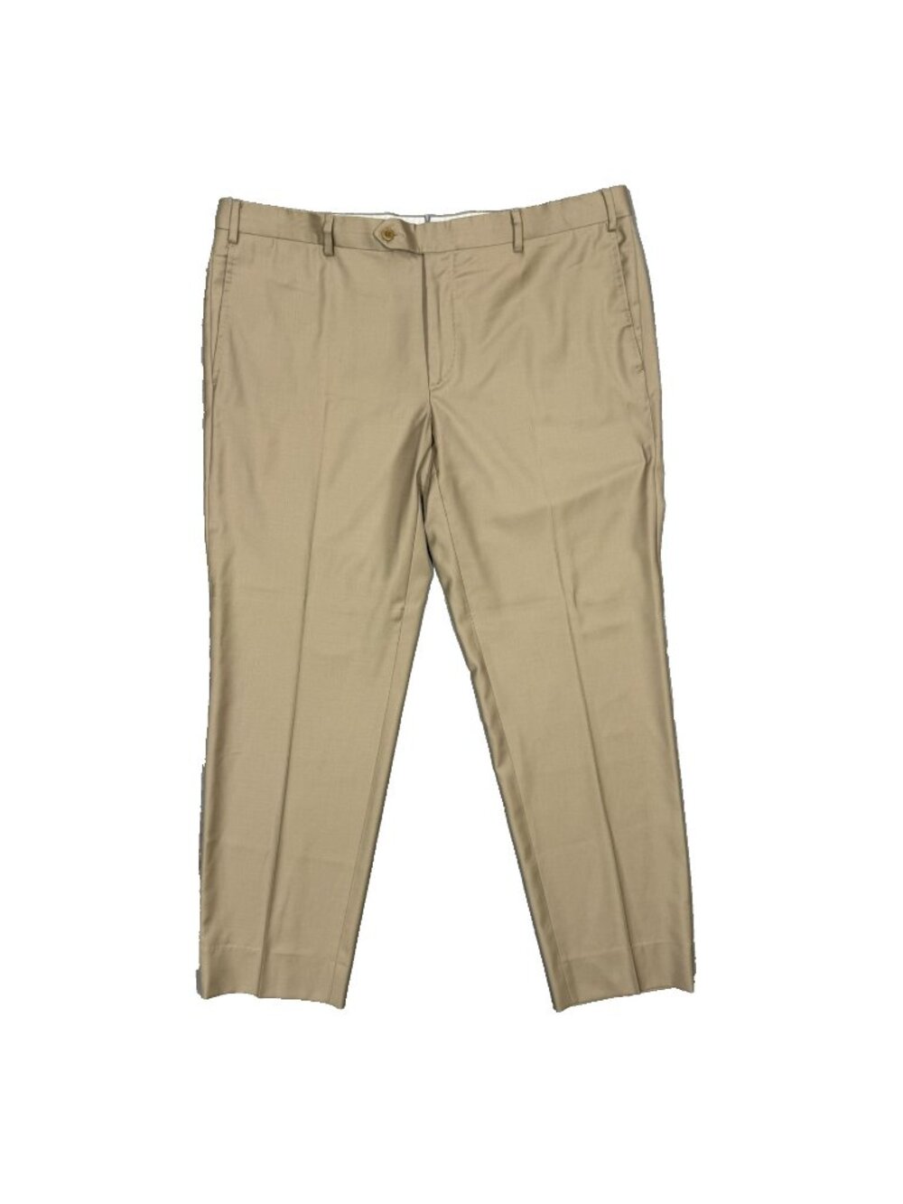 Zanella Platinum Dress Pants Loro Piana 150s Wool Trousers Beige Italy 38x31